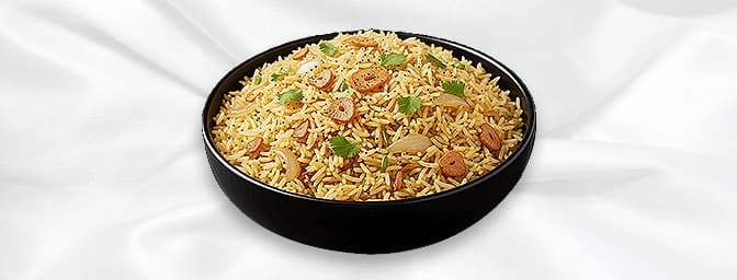 Garlic Rice — Fragrant rice cooked with garlic, GB Canteen Farnham