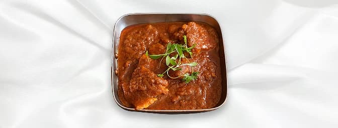 Dalcha Gosth — Roasted lamb fused with garlic, ginger, coriander, fresh green chillies, GB Canteen Chingford
