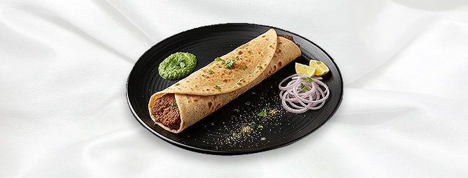 Kebab Roll — Spiced kebab wrapped in a soft flatbread, GB Canteen Ruislip