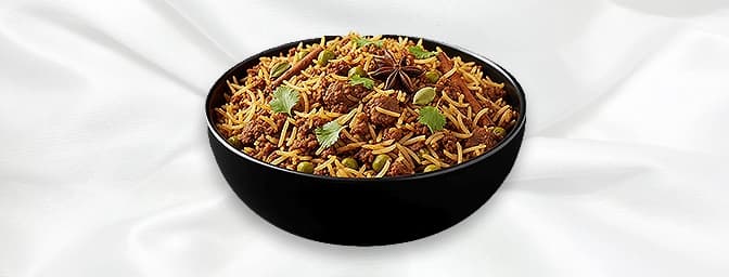 Keema Rice — Rice infused with spiced minced meat, GB Canteen Farnham