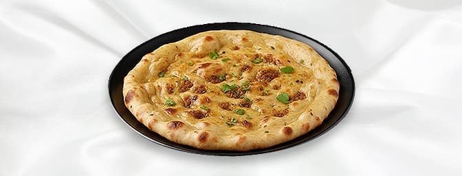 Keema Naan — Filled with spiced minced meat, GB Canteen Farnham