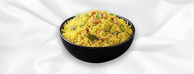 Lemon Rice — Fragrant rice infused with lemon and spices, GB Canteen Buckhurst Hill
