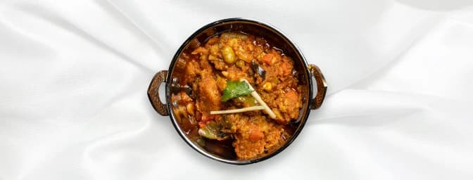 Vegetable Tikka Masala — Cooked in a rich tomato based sauce with cream and mild spices, GB Canteen East Molesey