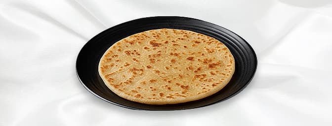 Paratha — Layered flaky flatbread lightly fried with ghee, GB Canteen Chingford