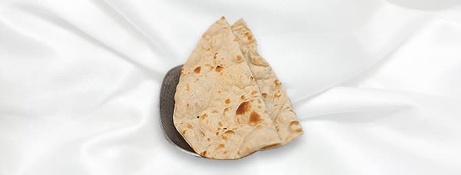 Plain Naan — Freshly baked soft leavened bread cooked in the tandoor, GB Canteen Chingford