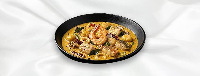 Sea Bass Jhull — Fresh Sea Bass cooked in chef's special spices and herbs. Must Try!, GB Canteen Chingford