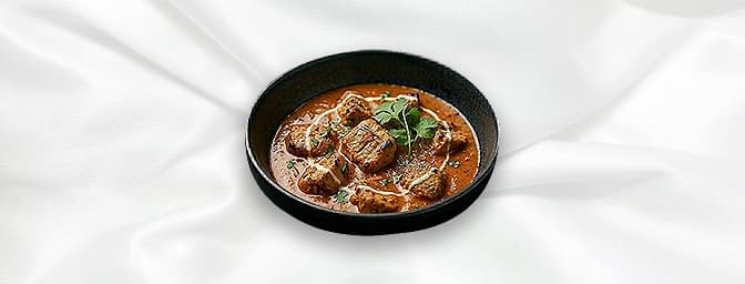 Soya Chaap — Marinate chaap with salt, garlic-ginger paste, fresh tomato paste, turmeric powder and aromatic spices, GB Cante