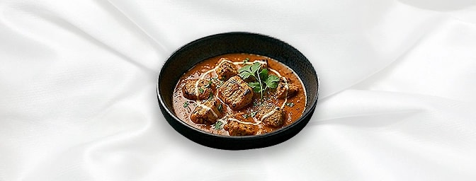 Soya Chaap — Marinate chaap with salt, garlic-ginger paste, fresh tomato paste, turmeric powder and aromatic spices, GB Cante