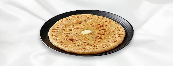 Shabji Paratha — Layered bread stuffed with vegetables, GB Canteen Buckhurst Hill