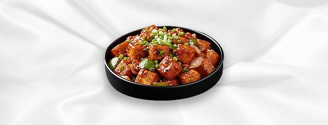 Manchurian Paneer — Paneer cooked with coconut, mango & lychee, GB Canteen Borehamwood