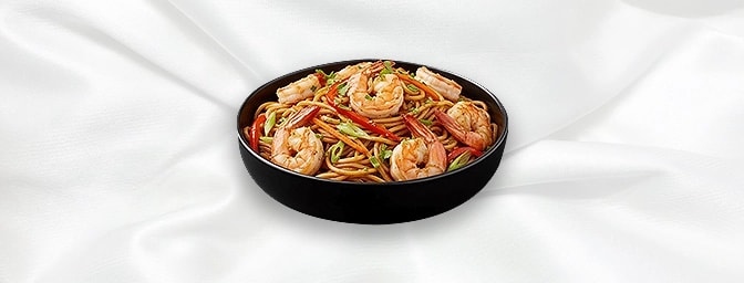 Prawn Fried Rice — Fried rice cooked with prawns and vegetables, GB Canteen Ruislip