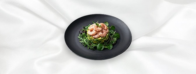 Avocado Prawn Gf — Prawn Cocktail With Avocado And Green Salad, GB Canteen Hitchin