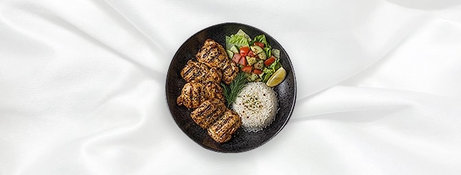 Chicken Kulbasti — Boneless Chicken Thighs Grilled With Herbs, GB Canteen Hitchin