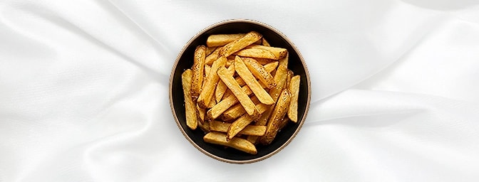 Chips — Crispy Golden Potato Chips, GB Canteen Hitchin