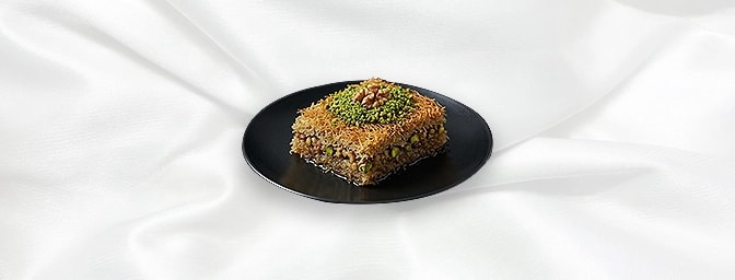 Kadayif — Traditional Turkish Style Shredded Wheat Pastry With Walnuts And Pistachios Soaked In Syrup, GB Canteen Hitchin