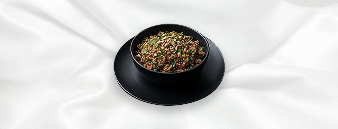 Kisir V — Bulgur Wheat Mixed With Crushed Walnuts, Spring Onion & Tomato Sauce Seasoned With Fresh Herbs, GB Canteen Hitchin