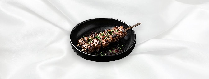 Lamb Shish — Marinated Cubes Of Lamb Grilled On A Skewer, GB Canteen Hitchin