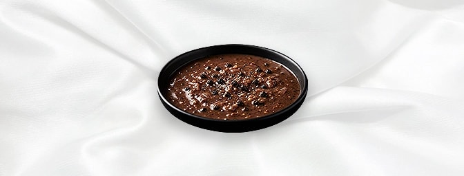 Peppercorn Sauce — Black Peppecorns, Shallots & Mustard In A Red Wine Creamy Sauce, GB Canteen Hitchin