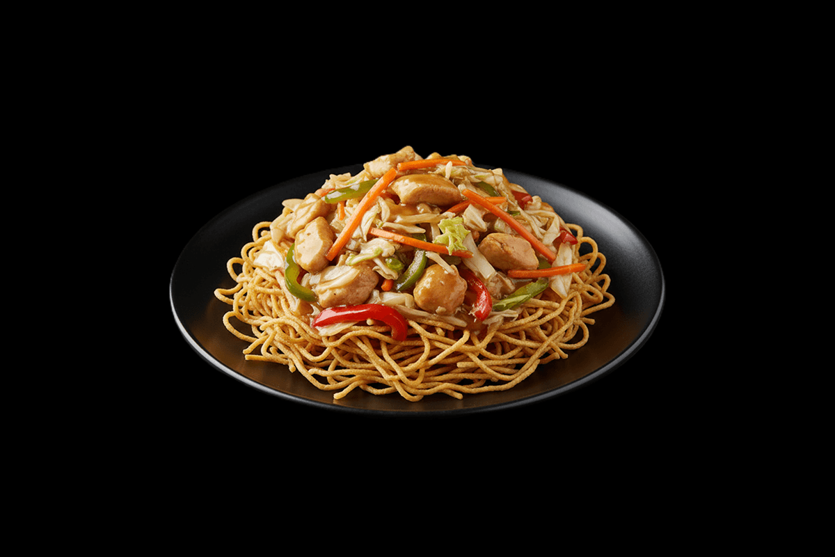 Chicken Chop Suy — Fried egg noodles with chicken & vegetables, GB Canteen Petts Wood Thai