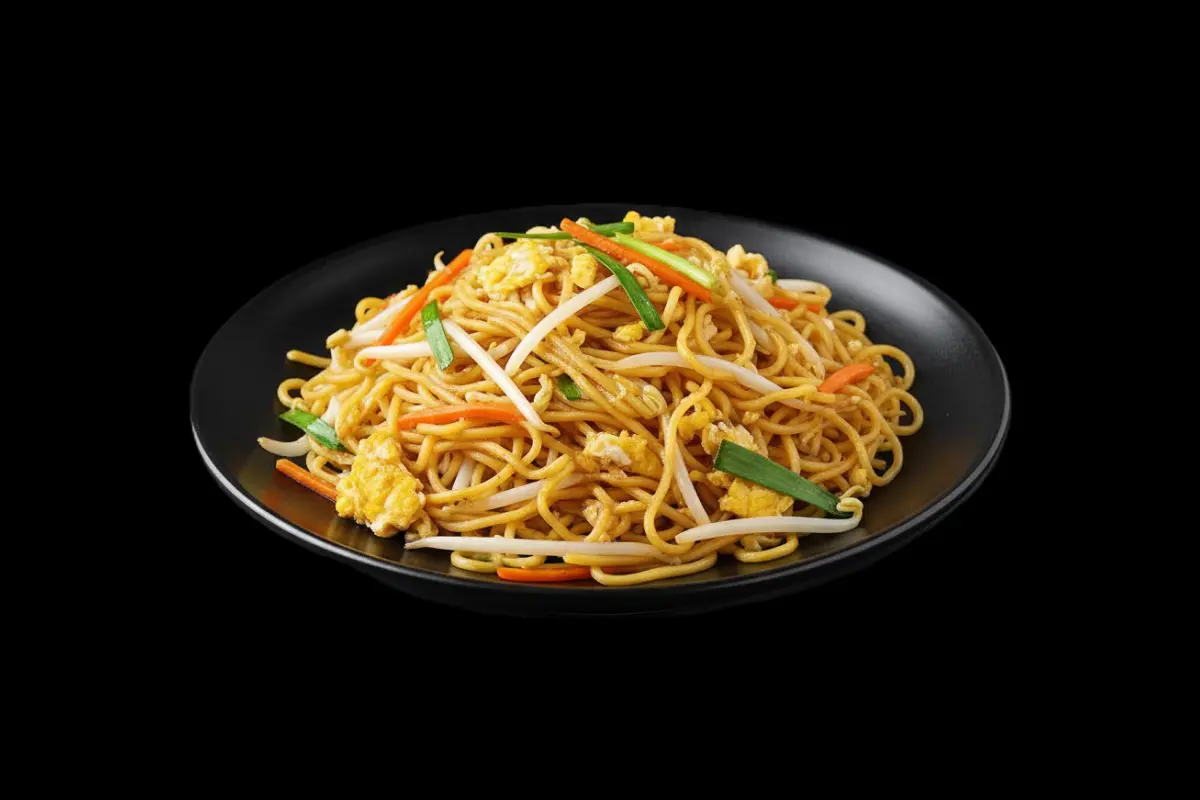 Pad Mee G — Fried egg noodles with egg, bean sprouts, carrots & spring onions, GB Canteen Petts Wood Thai