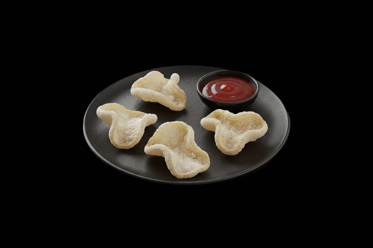 Prawn Crackers — Served with a sweet chilli sauce, GB Canteen Petts Wood Thai
