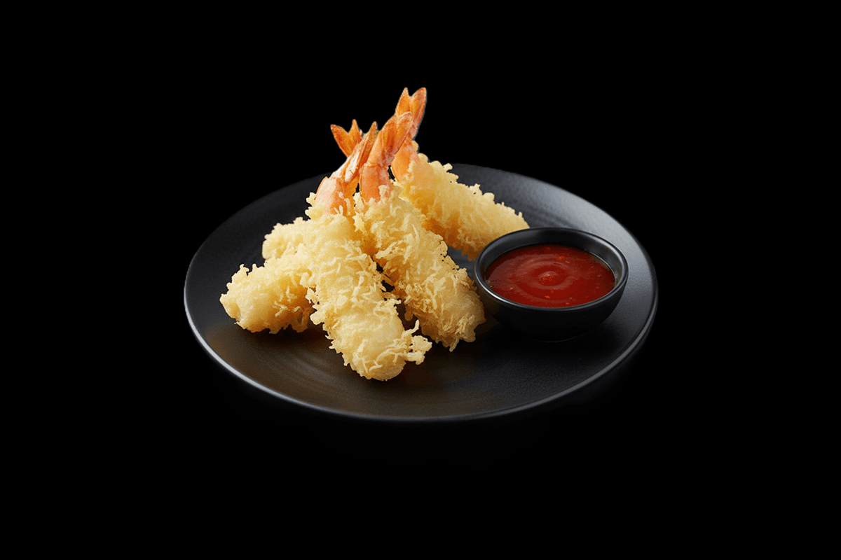 Prawn Tempura — King prawns in crispy batter with sweet chilli sauce, GB Canteen Petts Wood Thai