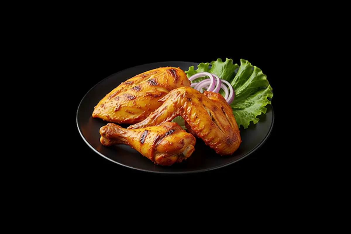 Blue Elephant on Parade — Chicken or lamb tikka delicately marinated, barbecued, and glazed, GB Canteen Wellington