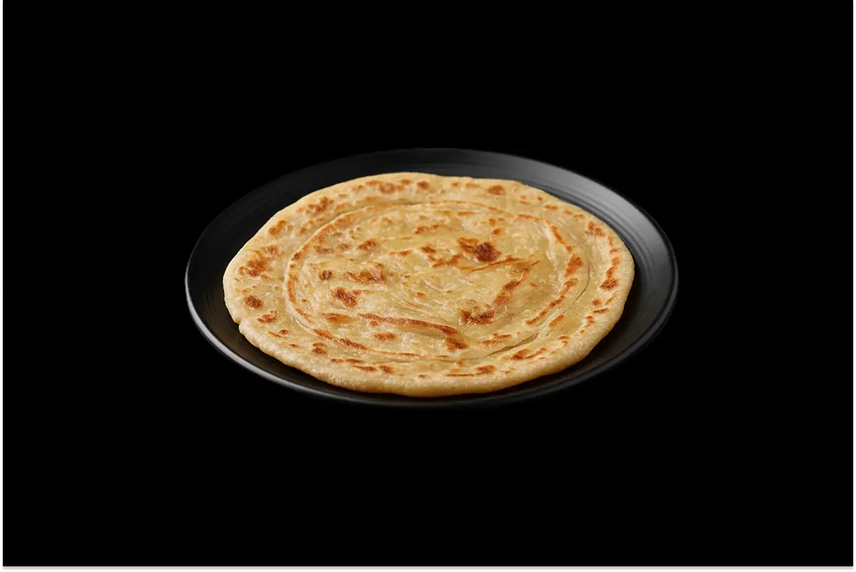 Paratha — A flaky, buttery layered bread, GB Canteen Wellington